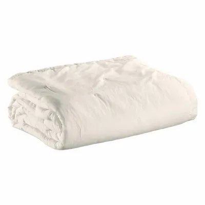 Bed linens - Tika Bed Throw Neige 260 X 260 - MAISON VIVARAISE - SDE VIVARAISE WINKLER