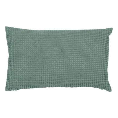 Coussins - Coussin recyclé Maia Vert de gris 30 x 50 - MAISON VIVARAISE - SDE VIVARAISE WINKLER