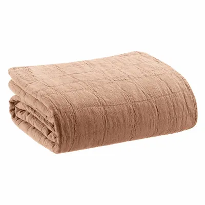 Throw blankets - Recycled Plaid Titou Dragée 140 X 200 - MAISON VIVARAISE - SDE VIVARAISE WINKLER