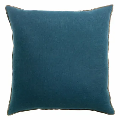 Coussins - Coussin Zeff Céleste Indigo 45 x 45 - MAISON VIVARAISE - SDE VIVARAISE WINKLER