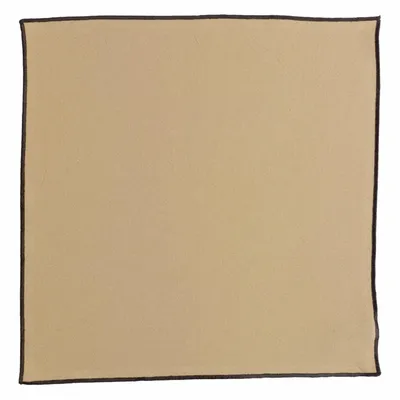 Serviettes - Serviette de table recyclée Grace Camel 40 x 40 - MAISON VIVARAISE - SDE VIVARAISE WINKLER