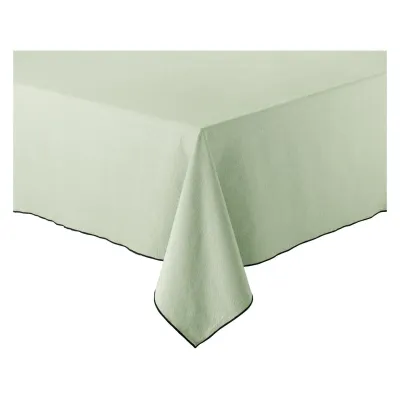 Table cloths - Recycled Tablecloth Grace Céladon 140 X 140 - MAISON VIVARAISE - SDE VIVARAISE WINKLER