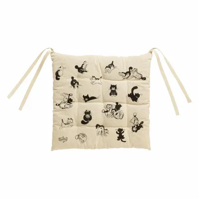Chaises - Galette de chaise 9 points Dubout Beige 40 x 40 x 3 cm - MAISON VIVARAISE - SDE VIVARAISE WINKLER