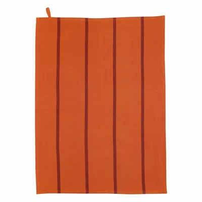 Dish towels - Washed Recycled Tea Towel Yuna Marmelade 50 X 70 - MAISON VIVARAISE - SDE VIVARAISE WINKLER