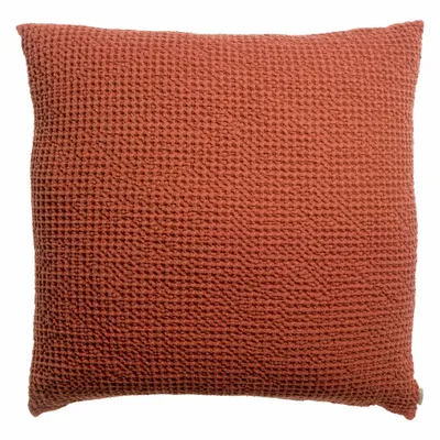 Coussins - Coussin recyclé Maia Sienne 45 x 45 - MAISON VIVARAISE - SDE VIVARAISE WINKLER
