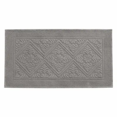 Other bath linens - Enzo plain bath mat Orage 70 X 140 - MAISON VIVARAISE - SDE VIVARAISE WINKLER