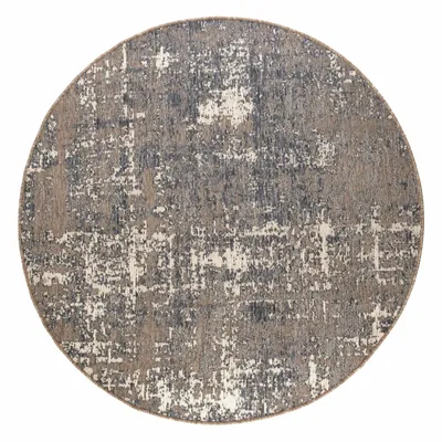 Rugs - Catania 2 Outdoor Rug Gris Diamètre 160 - MAISON VIVARAISE - SDE VIVARAISE WINKLER