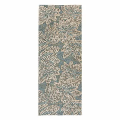 Rugs - Ariane Recycled Outdoor Rug Acier 80 X 200 - MAISON VIVARAISE - SDE VIVARAISE WINKLER