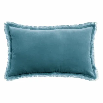 Coussins - Coussin uni Fara Acier 30 x 50 - MAISON VIVARAISE - SDE VIVARAISE WINKLER