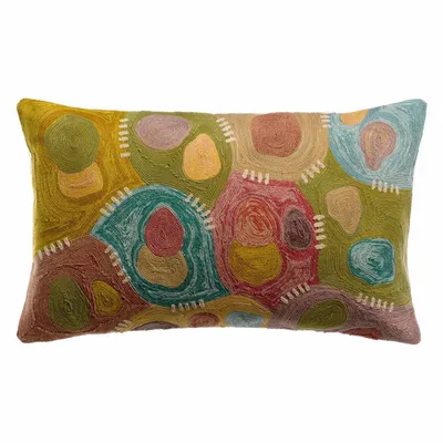 Coussins - Coussin brodé Nestor Mineral 30 x 50 - MAISON VIVARAISE - SDE VIVARAISE WINKLER