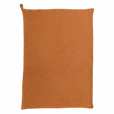 Torchons - Torchon nid d'abeilles uni Mumba Cannelle 50 x 70 - MAISON VIVARAISE - SDE VIVARAISE WINKLER