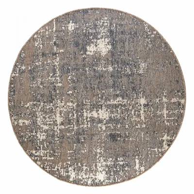 Rugs - Catania 2 Outdoor Rug Gris Diamètre 200 - MAISON VIVARAISE - SDE VIVARAISE WINKLER
