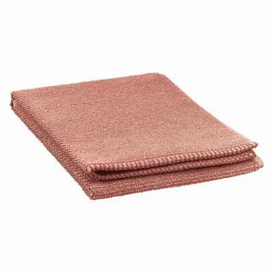 Bath towels - Bora Bath Towel Terracotta 50 X 100 - MAISON VIVARAISE - SDE VIVARAISE WINKLER