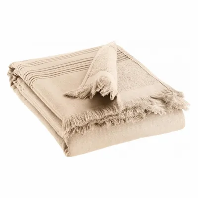 Bed linens - Cancun Hammam Towel Galet 90 X 180 - MAISON VIVARAISE - SDE VIVARAISE WINKLER