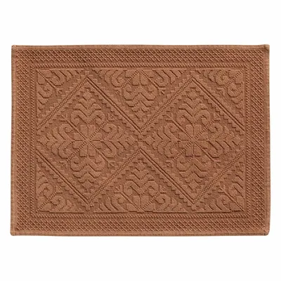 Other bath linens - Enzo Bath Mat Cuivre 54 X 64 - MAISON VIVARAISE - SDE VIVARAISE WINKLER