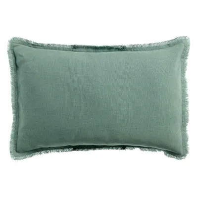 Cushions - Plain Cushion Laly Prusse 30 X 50 - MAISON VIVARAISE - SDE VIVARAISE WINKLER