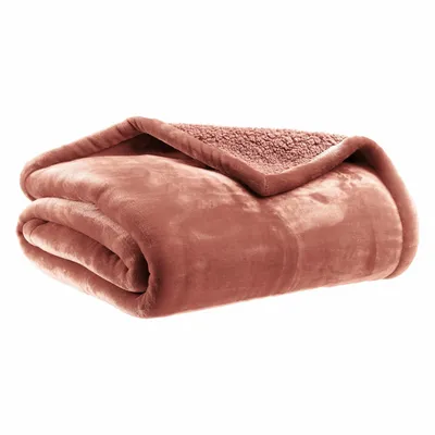 Throw blankets - Michka Throw Blanket Terracotta 130 X 160 - MAISON VIVARAISE - SDE VIVARAISE WINKLER