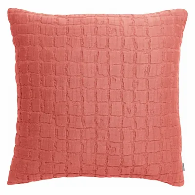 Coussins - Coussin Swami Pêche 45 x 45 - MAISON VIVARAISE - SDE VIVARAISE WINKLER