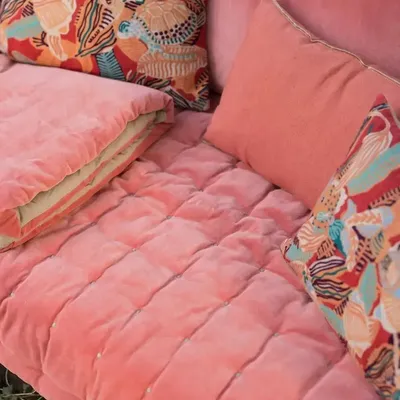 Cushions - Zeff Celeste Cushion Pêche 30 X 50 - MAISON VIVARAISE - SDE VIVARAISE WINKLER