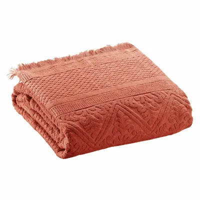 Bath towels - Zoe Bath Towel Sienne 100 X 180 - MAISON VIVARAISE - SDE VIVARAISE WINKLER