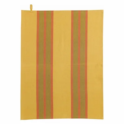 Dish towels - Yuna Recycled Dish Towel Curry 50 X 70 - MAISON VIVARAISE - SDE VIVARAISE WINKLER