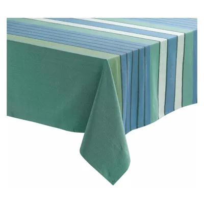 Table cloths - Yuna Recycled Tablecloth Paon 170 X 170 - MAISON VIVARAISE - SDE VIVARAISE WINKLER