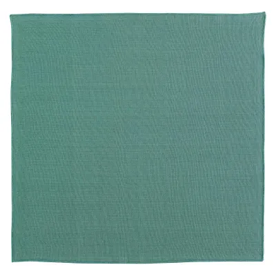 Serviettes - Serviette de table recyclée Yuna Paon 50 x 50 - MAISON VIVARAISE - SDE VIVARAISE WINKLER