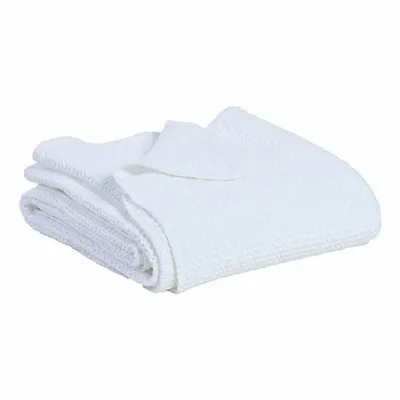 Bed linens - Recycled Throw Maia Blanc 180 X 260 - MAISON VIVARAISE - SDE VIVARAISE WINKLER