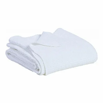 Linge de lit - Jeté recyclé Maia Blanc 260 x 260 - MAISON VIVARAISE - SDE VIVARAISE WINKLER