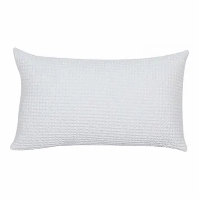 Coussins - Coussin recyclé Maia Craie 30 x 50 - MAISON VIVARAISE - SDE VIVARAISE WINKLER