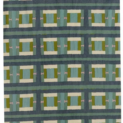 Throw blankets - Taho Printed Comforter Vert de gris 85 X 200 - MAISON VIVARAISE - SDE VIVARAISE WINKLER