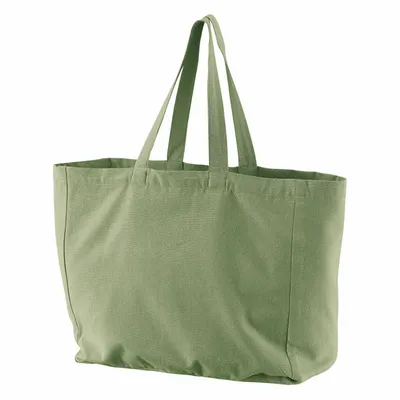 Sacs et cabas - Sac shopping recyclé Grace Matcha 35 x 40 x 15 - MAISON VIVARAISE - SDE VIVARAISE WINKLER