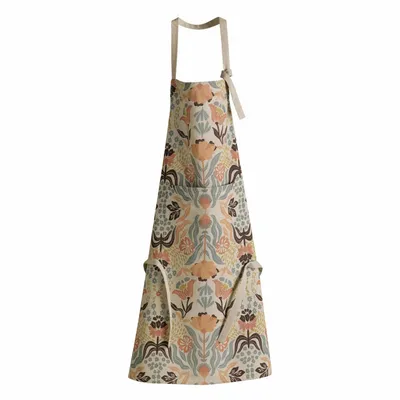 Aprons - Youri Multico Kitchen Apron with Pocket 72 x 85 - MAISON VIVARAISE - SDE VIVARAISE WINKLER