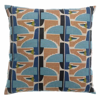 Cushions - Farel Printed Cushion Multico 45 X 45 - MAISON VIVARAISE - SDE VIVARAISE WINKLER