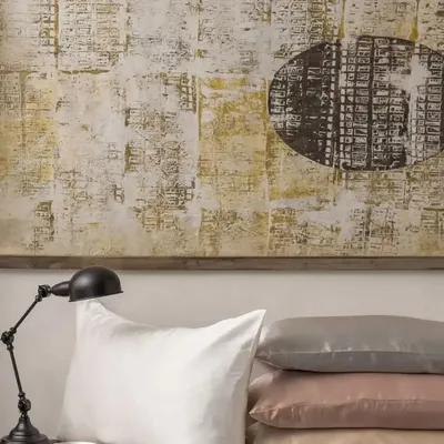 Bed linens - Ashley Pillowcase Latte 65 X 65 - MAISON VIVARAISE - SDE VIVARAISE WINKLER