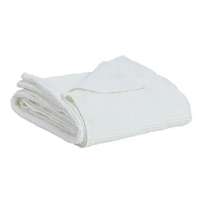 Throw blankets - Recycled Throw Maia Craie 140 X 200 - MAISON VIVARAISE - SDE VIVARAISE WINKLER