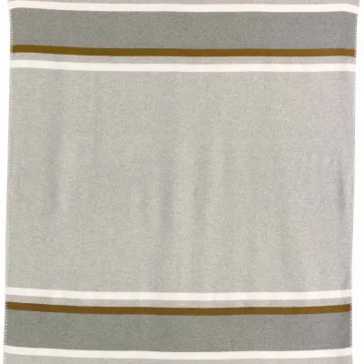 Plaids - Plaid jacquard recyclé Gioia Perle 140 x 185 - MAISON VIVARAISE - SDE VIVARAISE WINKLER