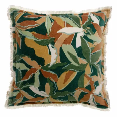 Coussins - Coussin imprimé Alina Pétrole 45 x 45 - MAISON VIVARAISE - SDE VIVARAISE WINKLER