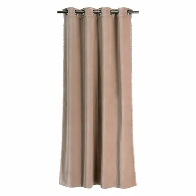 Rideaux et voilages - Rideau uni Fara Taupe 135 x 280 - MAISON VIVARAISE - SDE VIVARAISE WINKLER