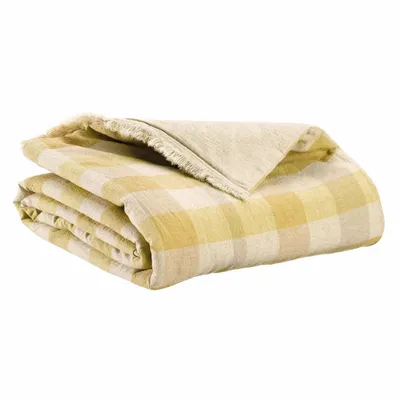 Throw blankets - Kate Printed Comforter Bronze 85 X 200 - MAISON VIVARAISE - SDE VIVARAISE WINKLER