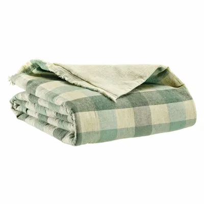 Throw blankets - Kate Printed Comforter Thym 85 X 200 - MAISON VIVARAISE - SDE VIVARAISE WINKLER