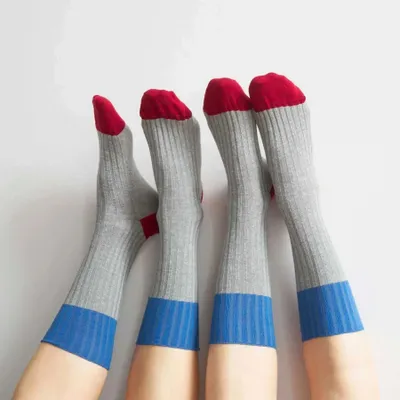 Chaussettes - Chaussettes Yvette Cendre 42/45 - LA CERISE SUR LE GATEAU