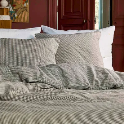 Linge de lit - Housse de couette Gustave Caviar 200 x 140 - LA CERISE SUR LE GATEAU
