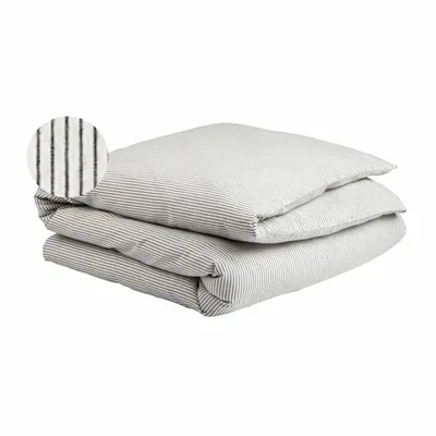 Bed linens - Léonie Duvet Cover Caviar 200 X 140 - LA CERISE SUR LE GATEAU