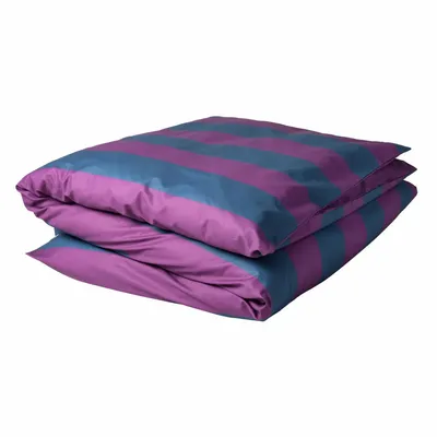 Bed linens - Malo Duvet Cover Purple rain/Orage 240 X 260 - LA CERISE SUR LE GATEAU