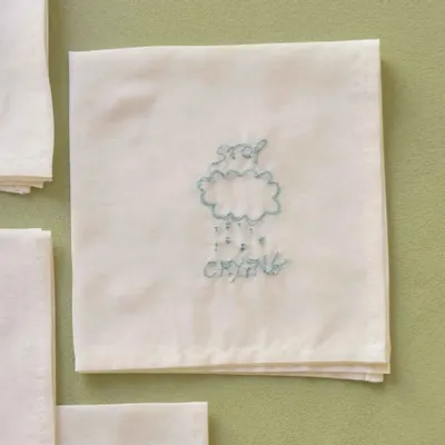 Pochettes - Mouchoir Hankie Crying Blanc 25 x 25 - LA CERISE SUR LE GATEAU