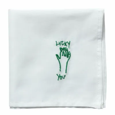 Clutches - Hankie Lucky Handkerchief Vert 25 X 25 - LA CERISE SUR LE GATEAU