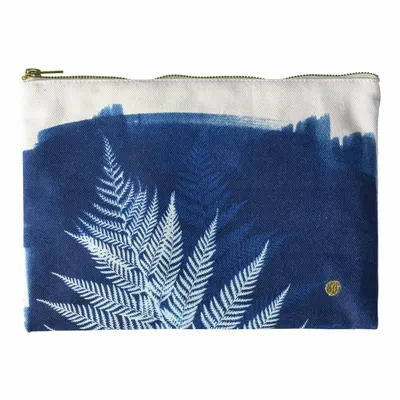 Pochettes - Pochette Fougère Bleu L - LA CERISE SUR LE GATEAU