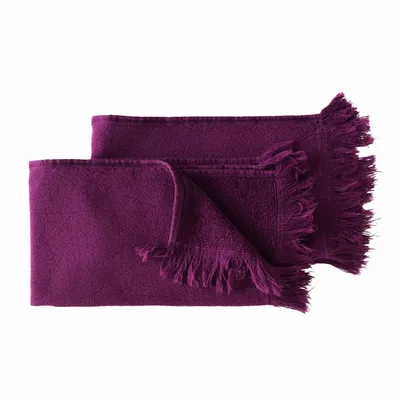 Serviettes de bain - Lot de 2 serviettes invités Luna Purple rain 50 x 30 - LA CERISE SUR LE GATEAU