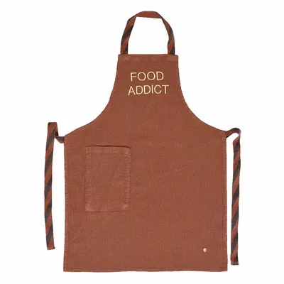 Tabliers de cuisine - Tablier de cuisine enfant Marcel Food Rhubarbe 65 x 50 - LA CERISE SUR LE GATEAU